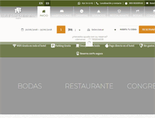 Tablet Screenshot of hotellosdolmenes.com